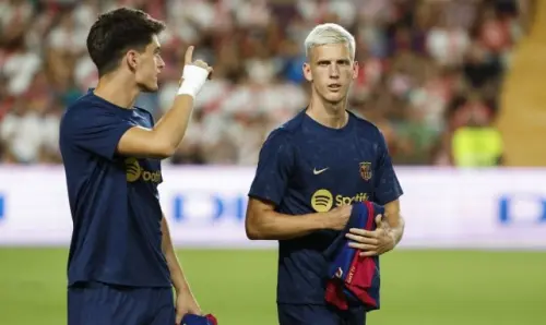 Barcellona: Dani Olmo infortunato e costretto a lasciare il campo