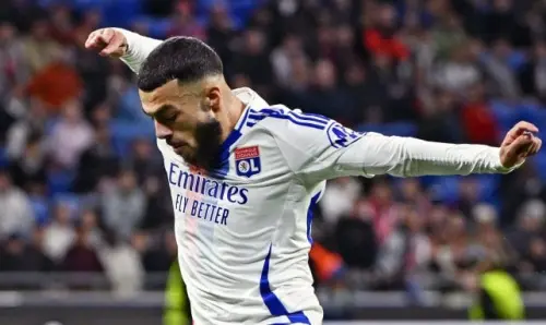 La formazione dell'OL contro il Manchester United