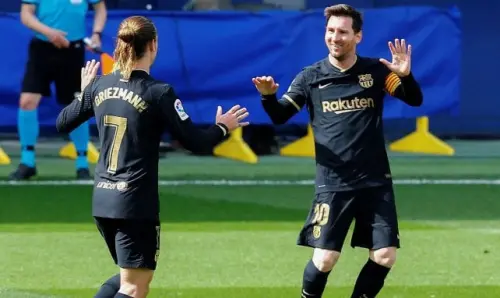 Liga: Antoine Griezmann supera Lionel Messi