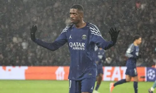 Coppa di Francia: il tiro potente di Ousmane Dembélé