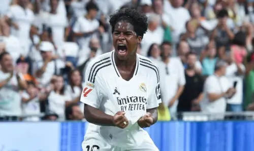 Real Madrid: il gol spettacolare di Endrick contro la Real Sociedad