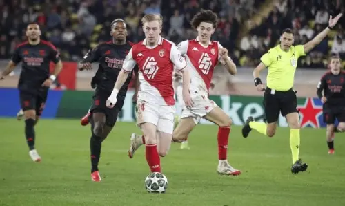 La squadra del Monaco contro l'OM